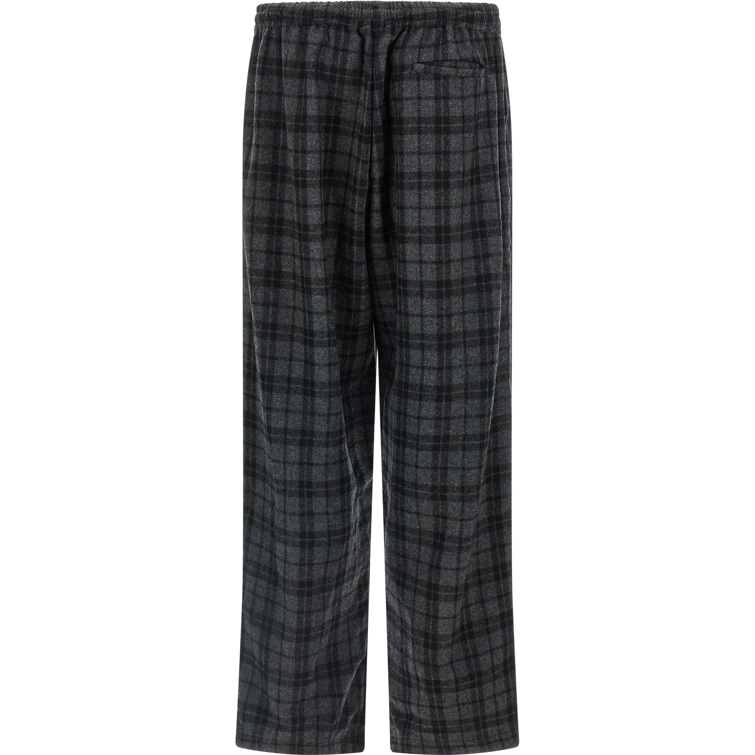 Gray Wool Casual Pants