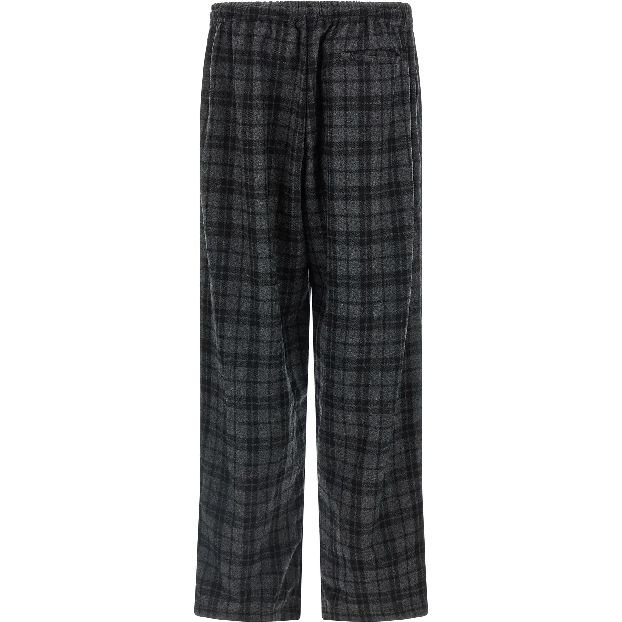 Gray Wool Casual Pants