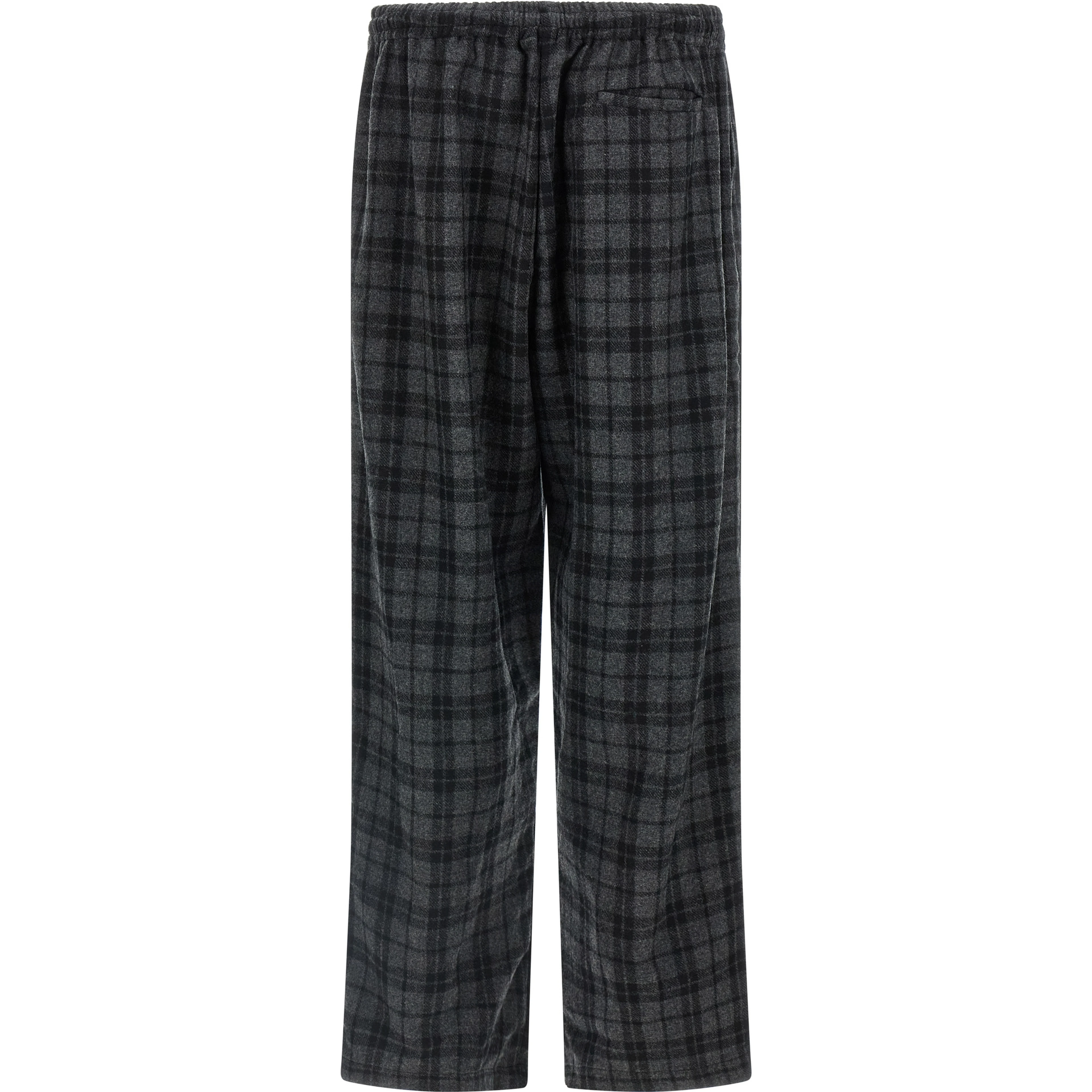 Gray Wool Casual Pants