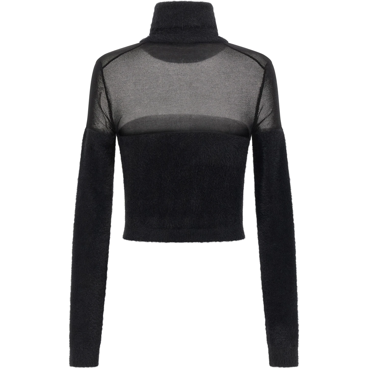 Black Polyamide Cardigan