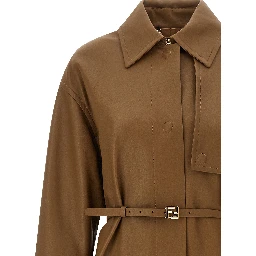 Brown Lamb Leather Coat