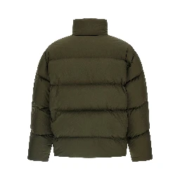 Bicolor Polyester Full-Length Jacket