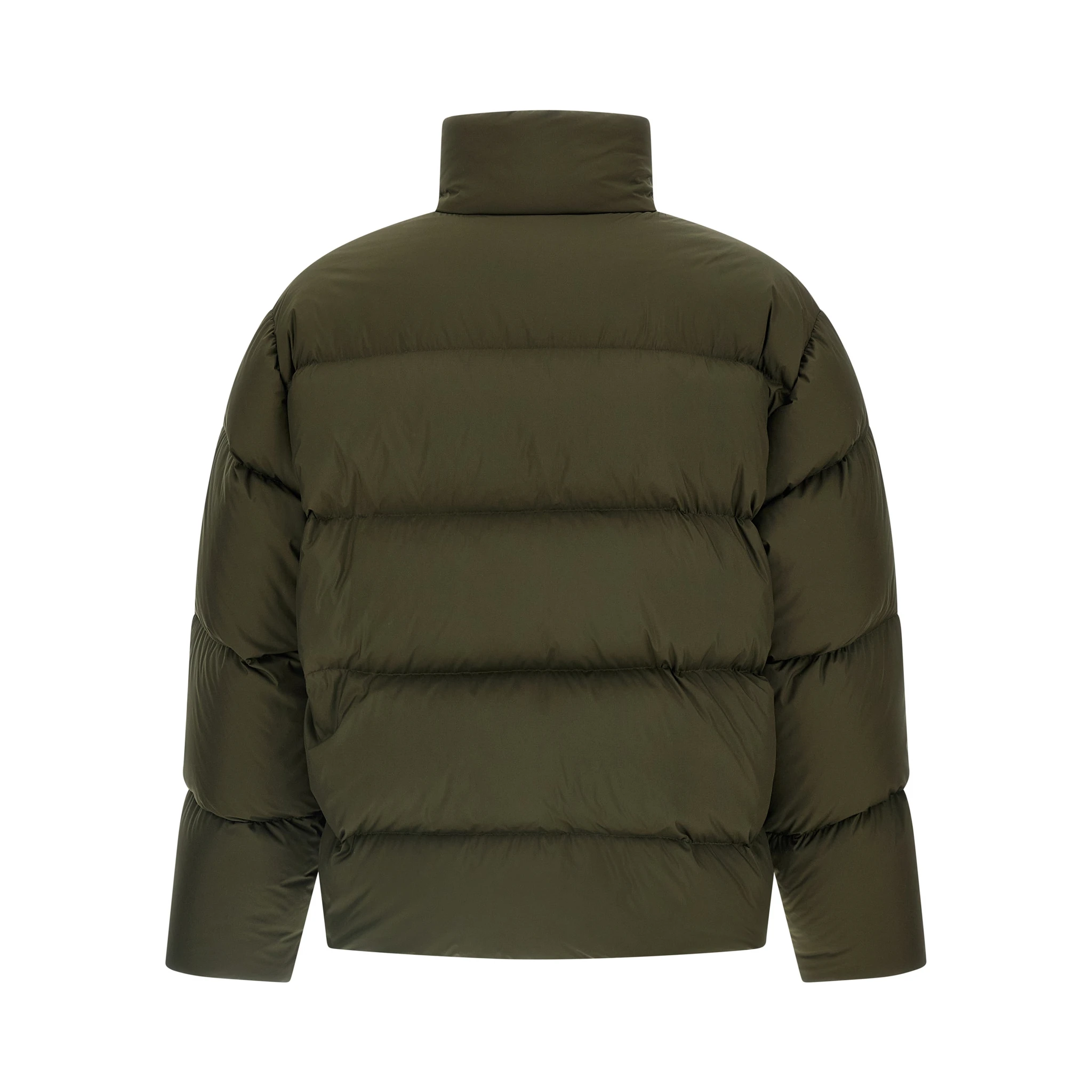 Bicolor Polyester Full-Length Jacket