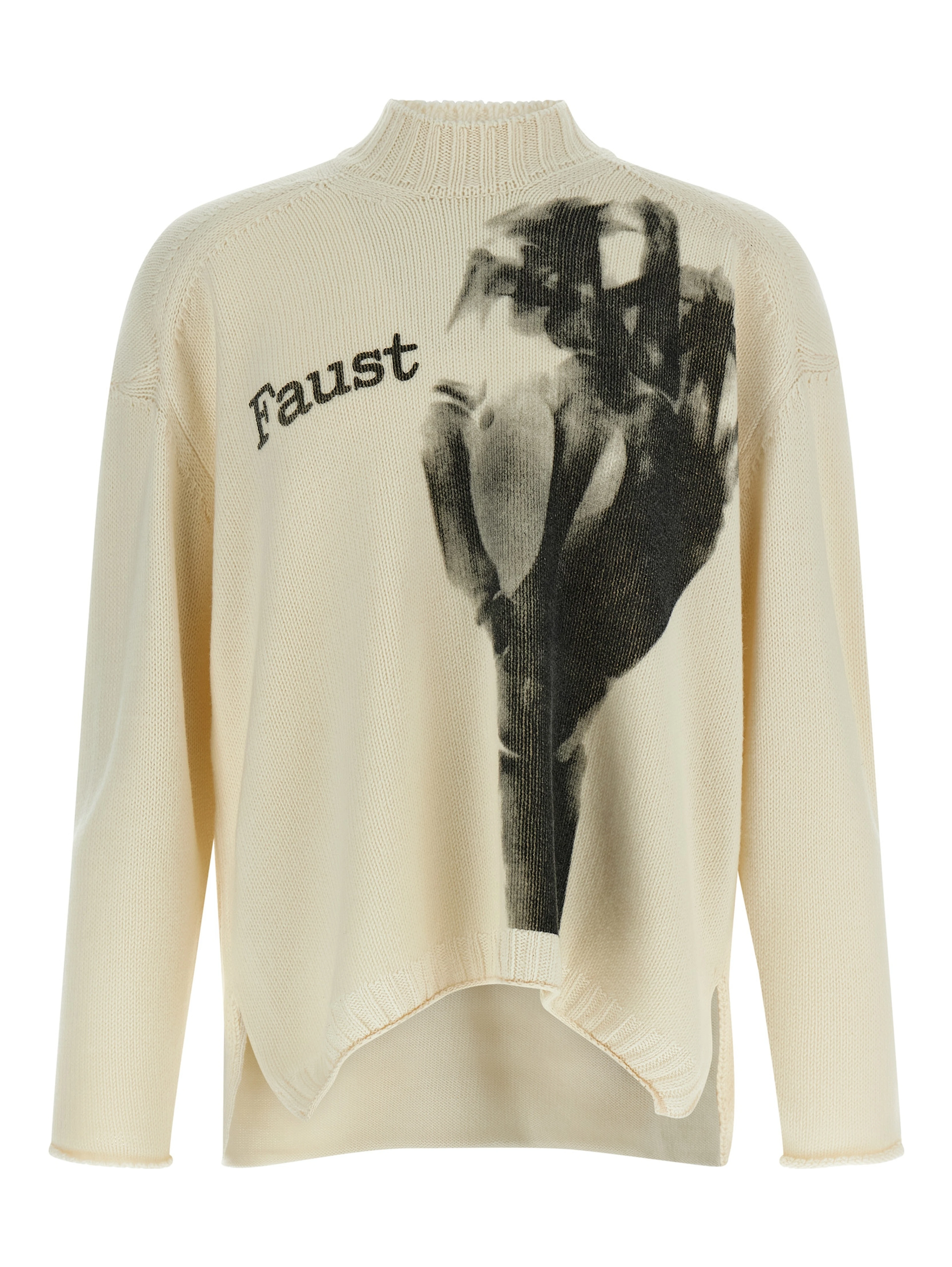 White Wool Cardigan