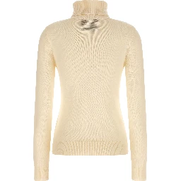 White Merino Wool Cardigan