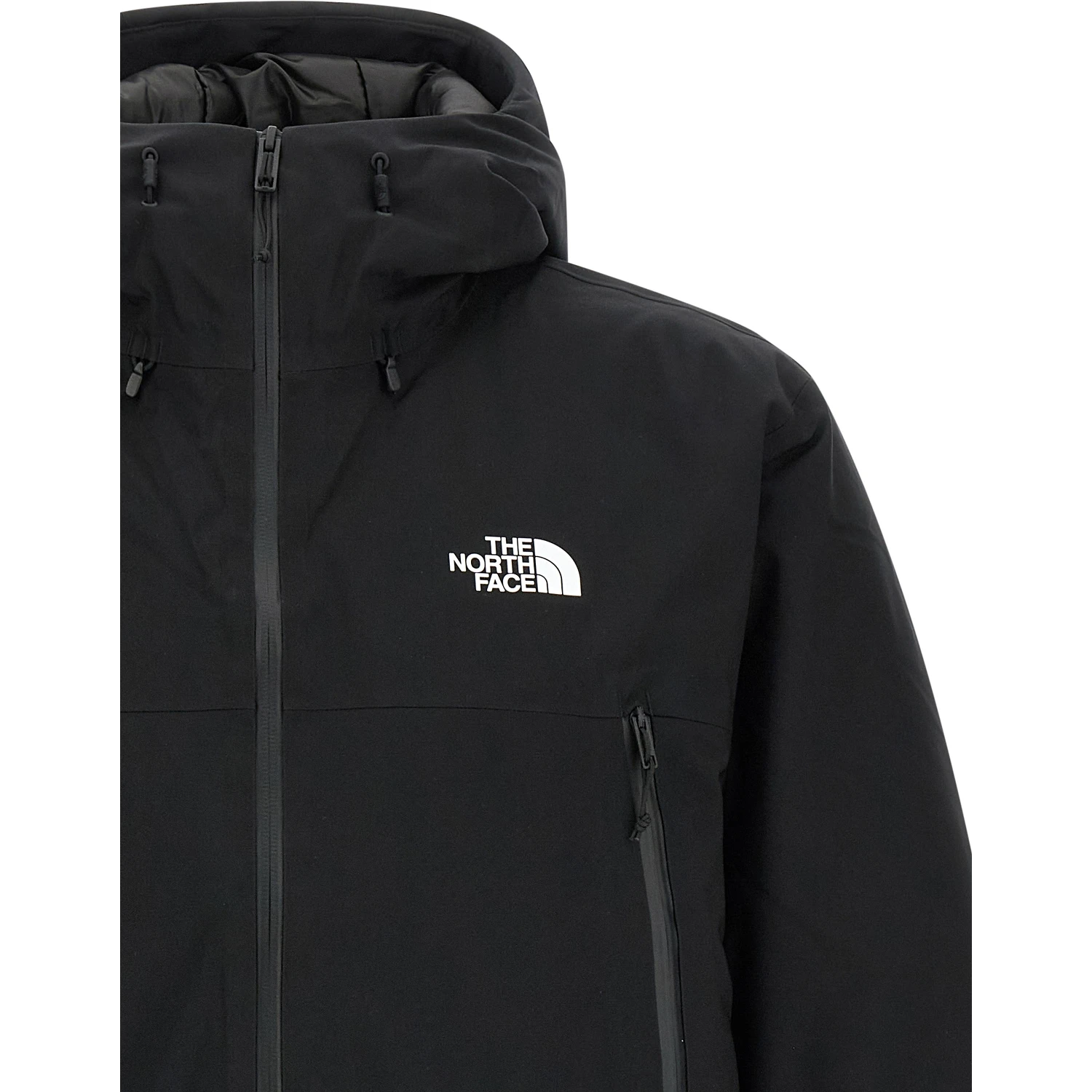 Black Polyester Parka
