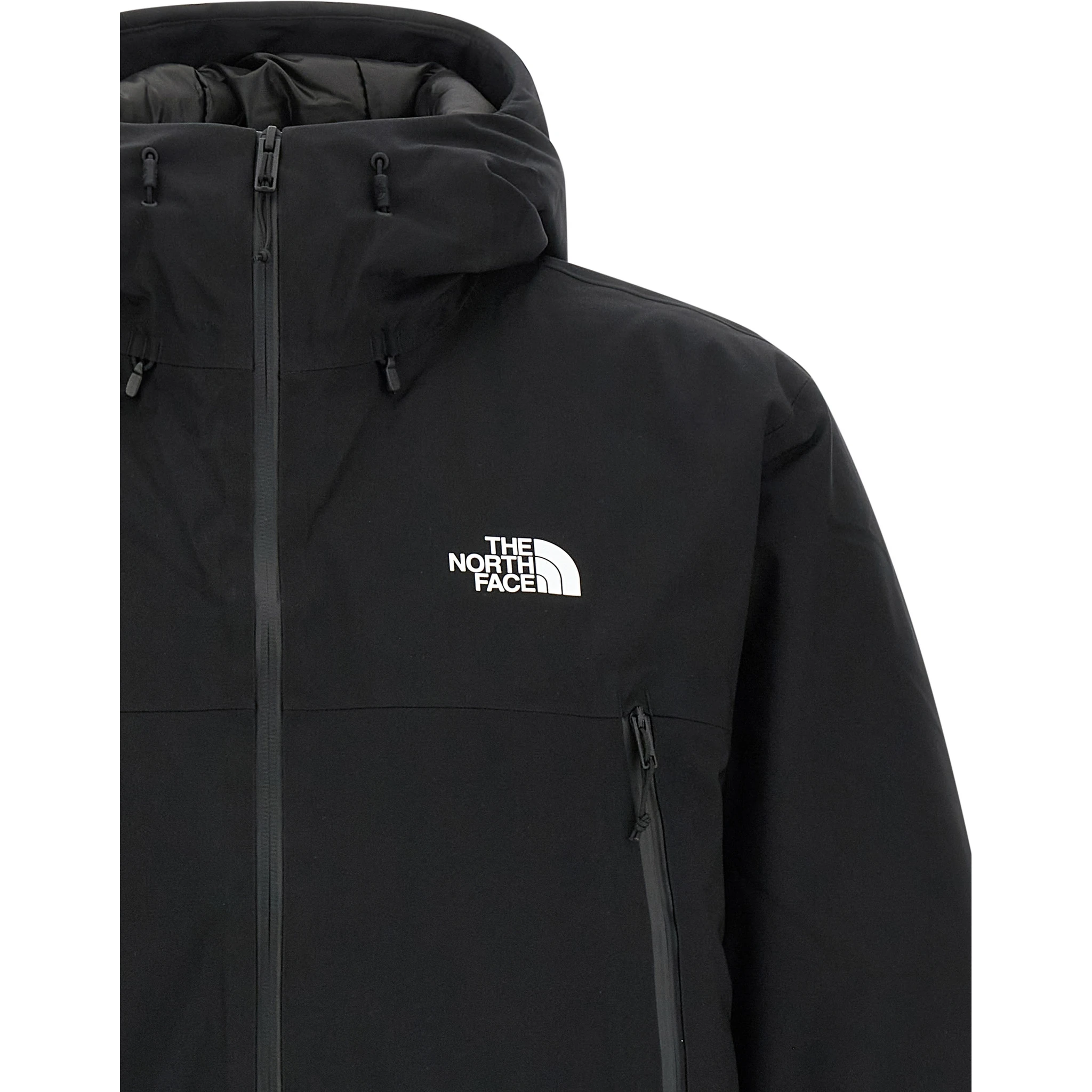 Black Polyester Parka