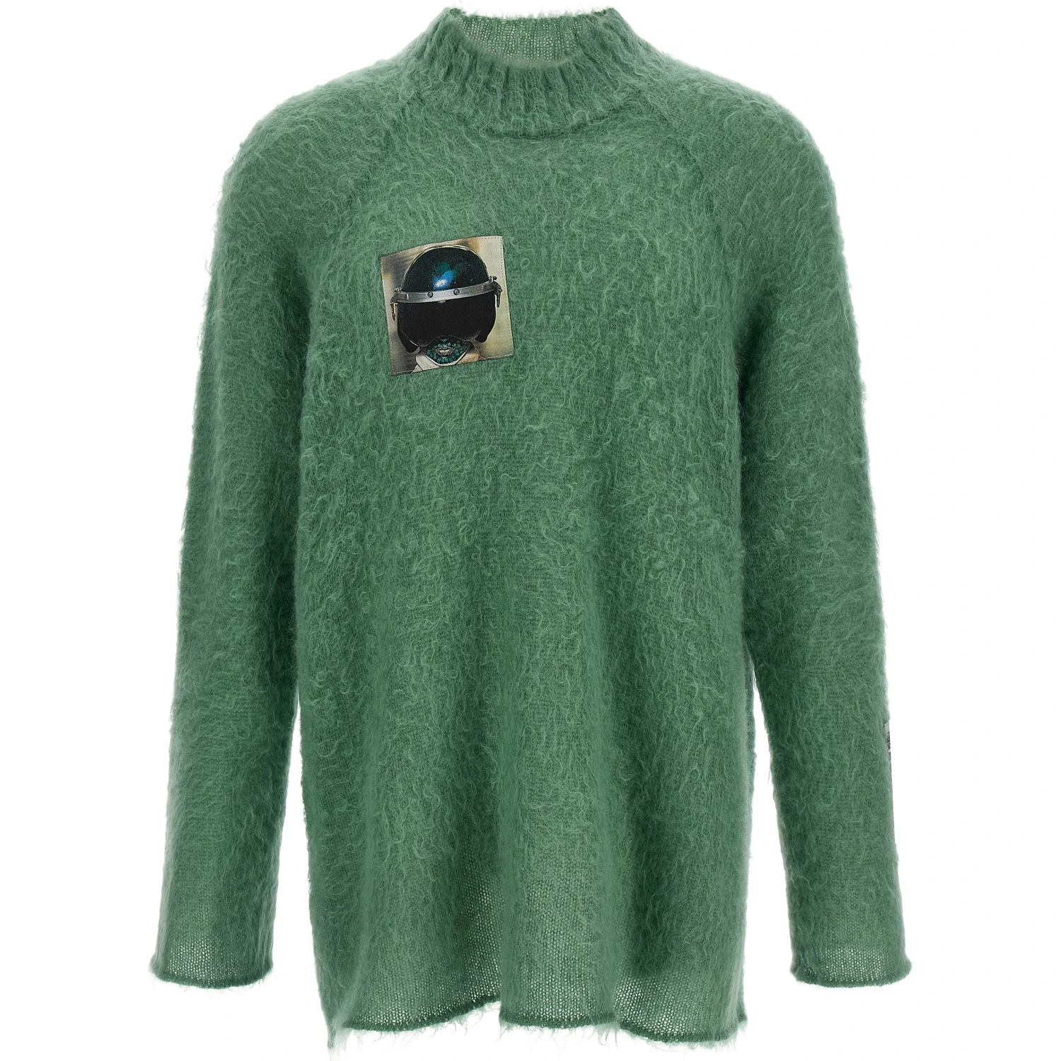 Bicolor Wool Cardigan