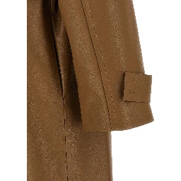 Brown Lamb Leather Coat
