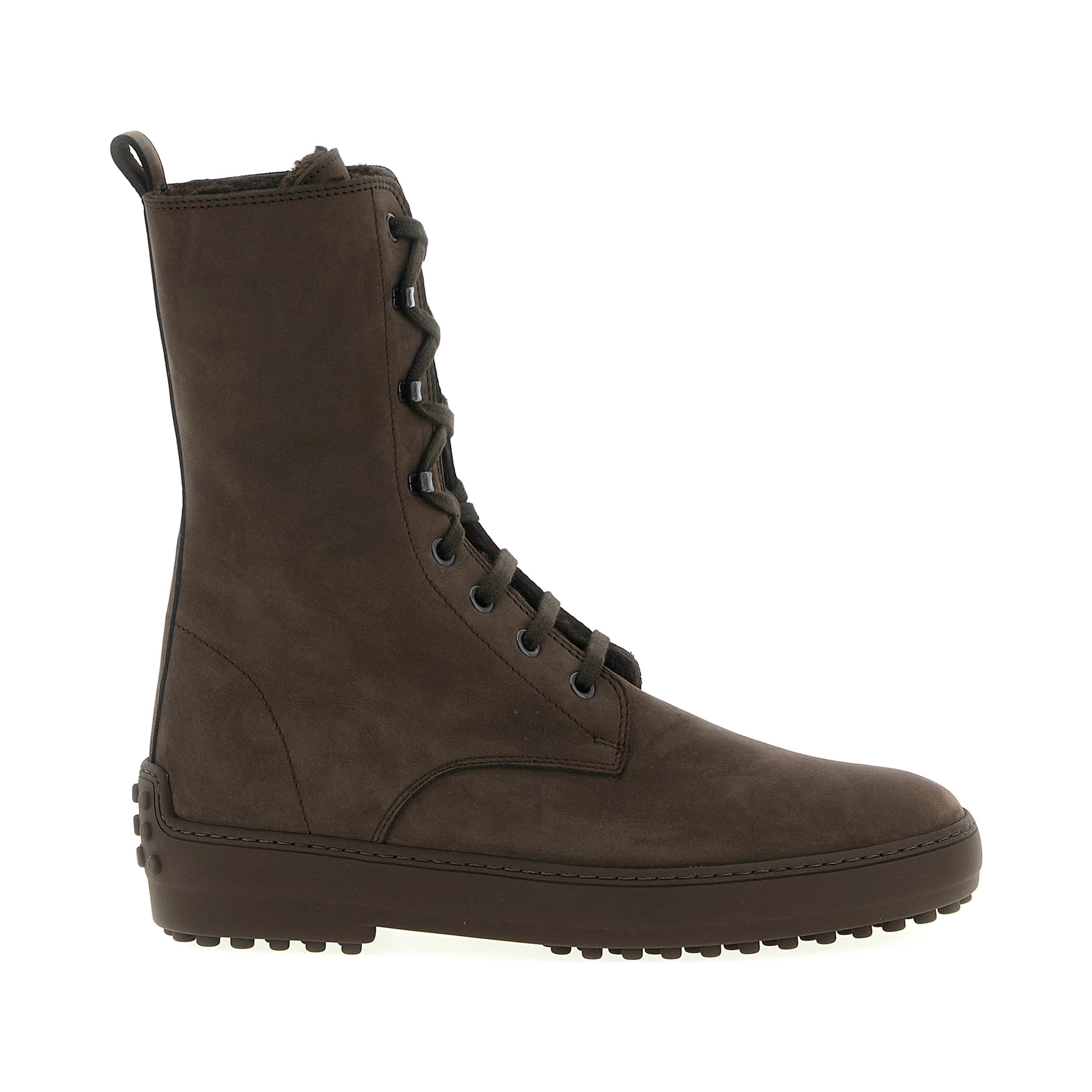 Brown Calfskin Ankle Boots