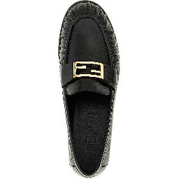 Black Lamb Leather Slip-On Loafers