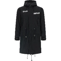 Black Cotton Parka