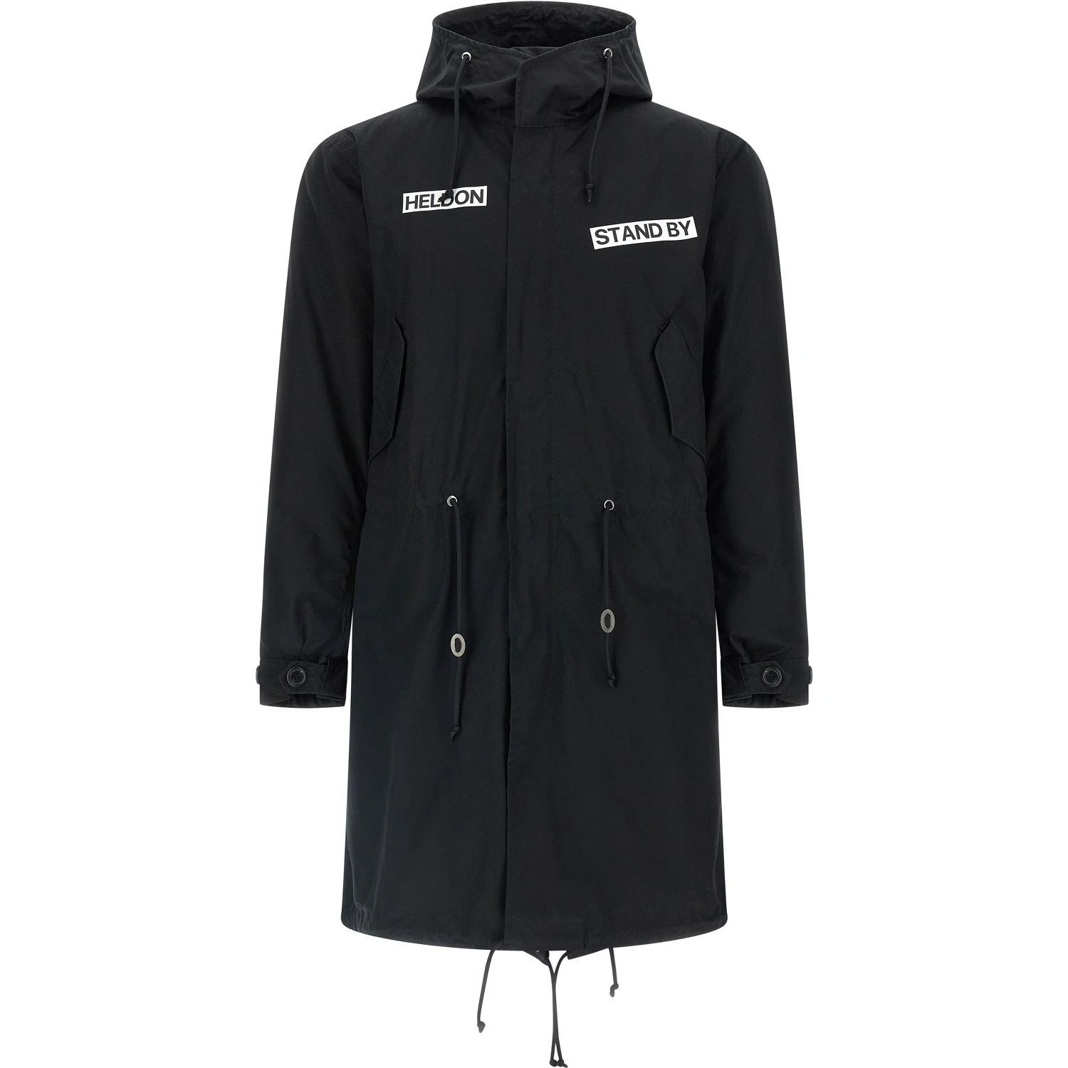 Black Cotton Parka