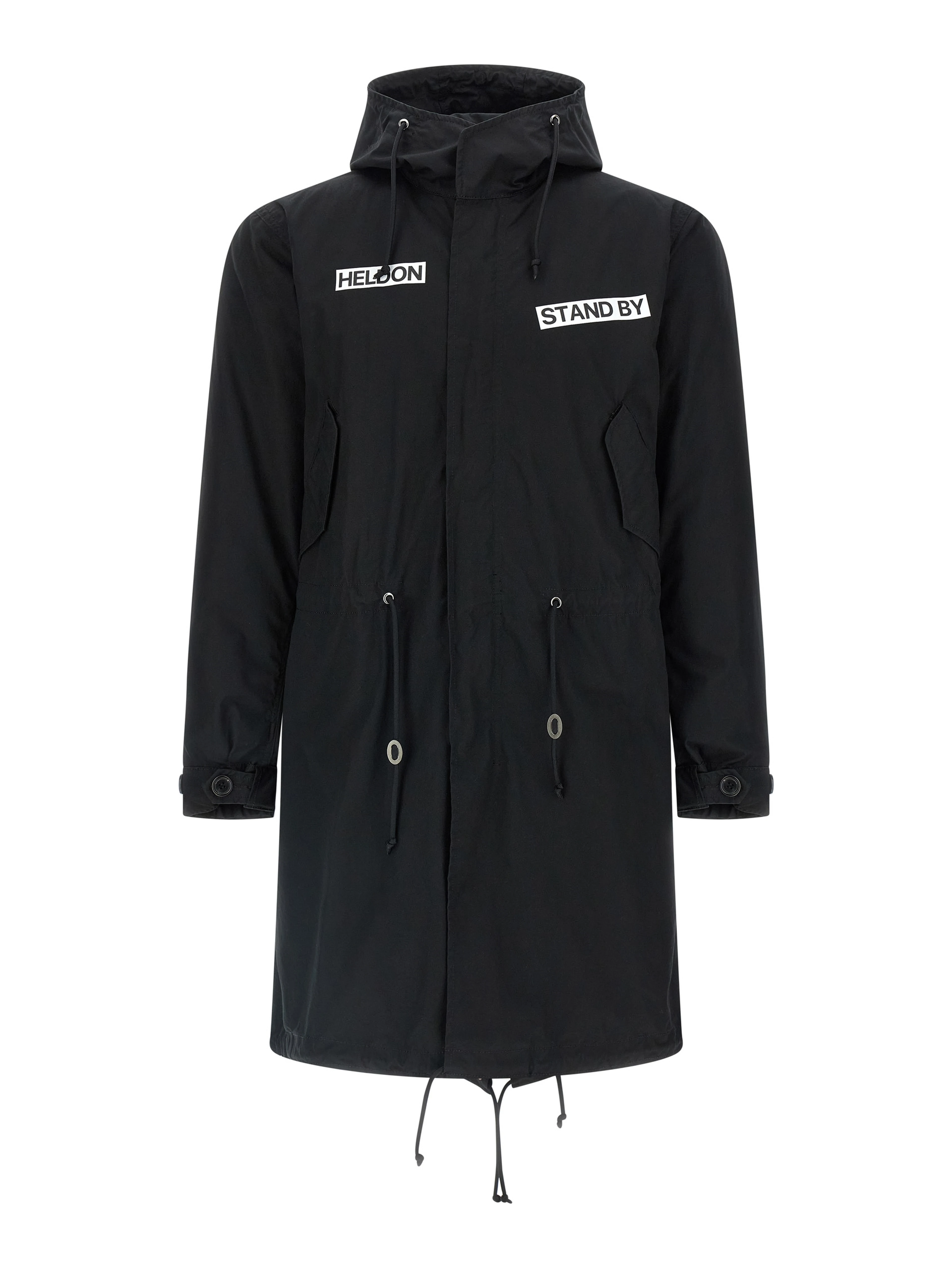 Black Cotton Parka