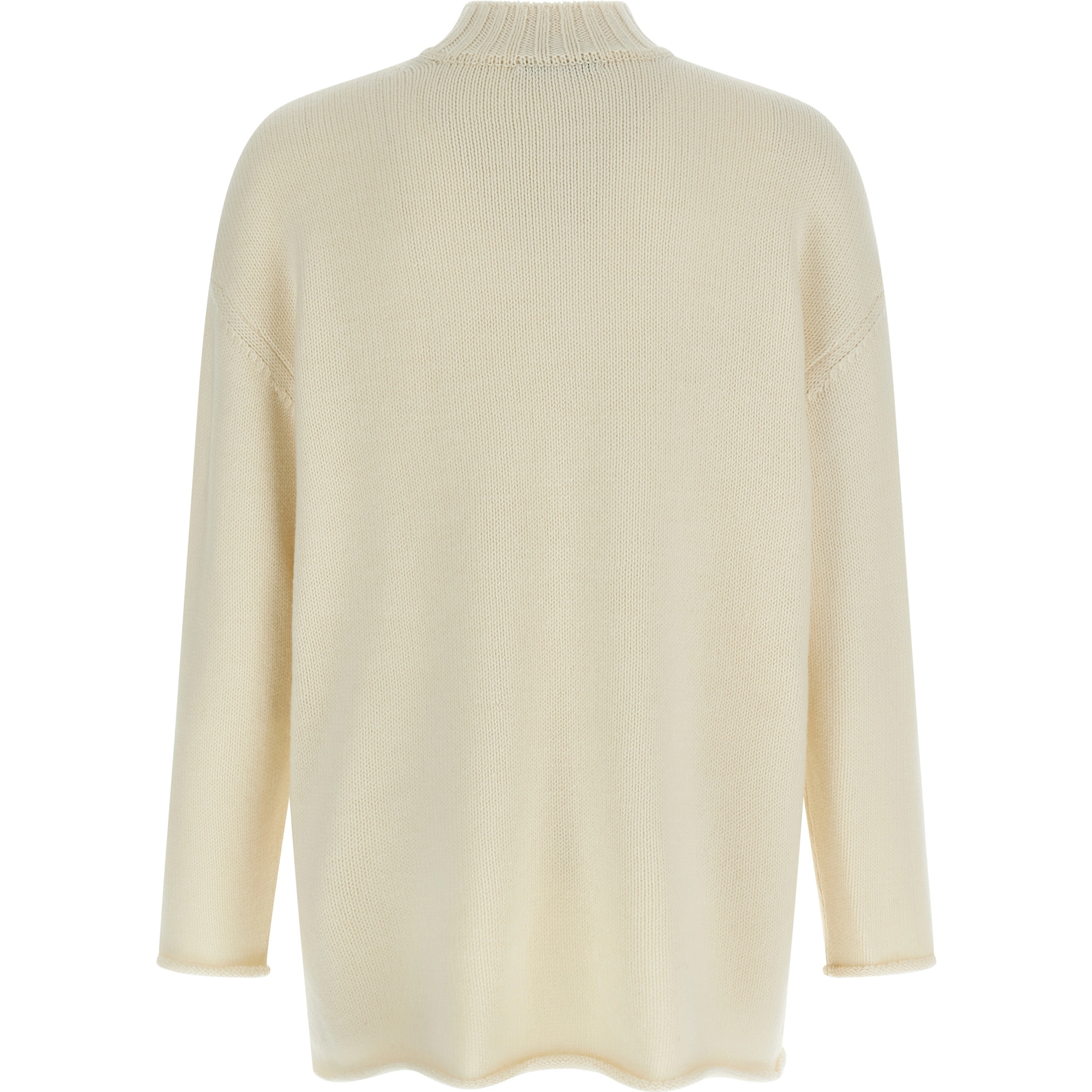 White Wool Cardigan