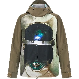 Bicolor Nylon Shell Jacket