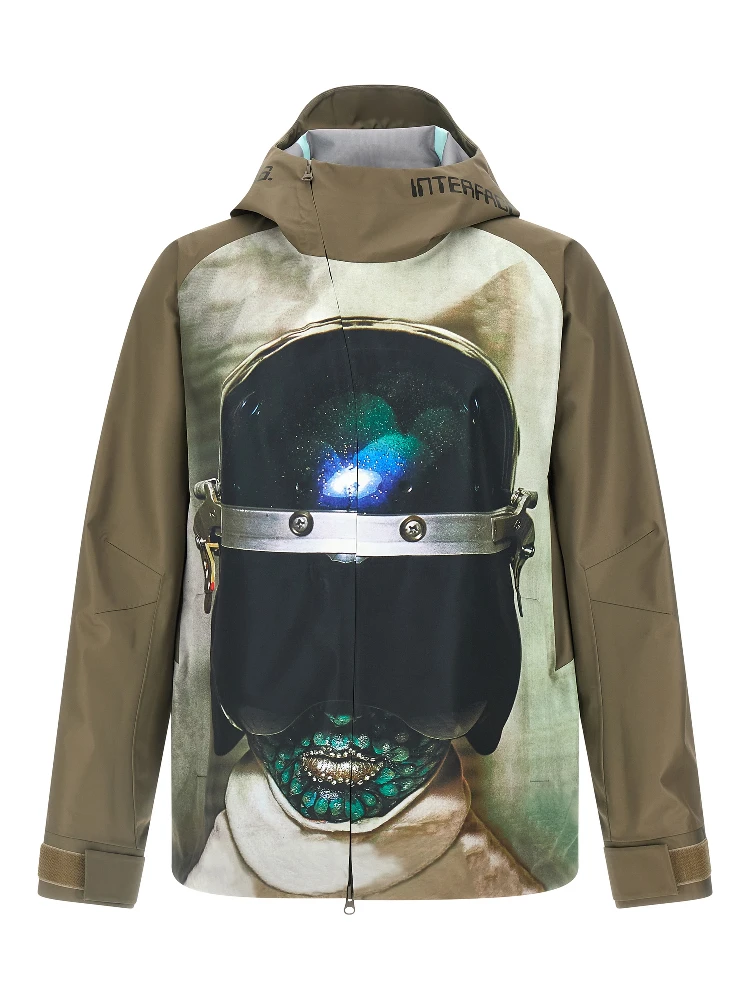 Bicolor Nylon Shell Jacket