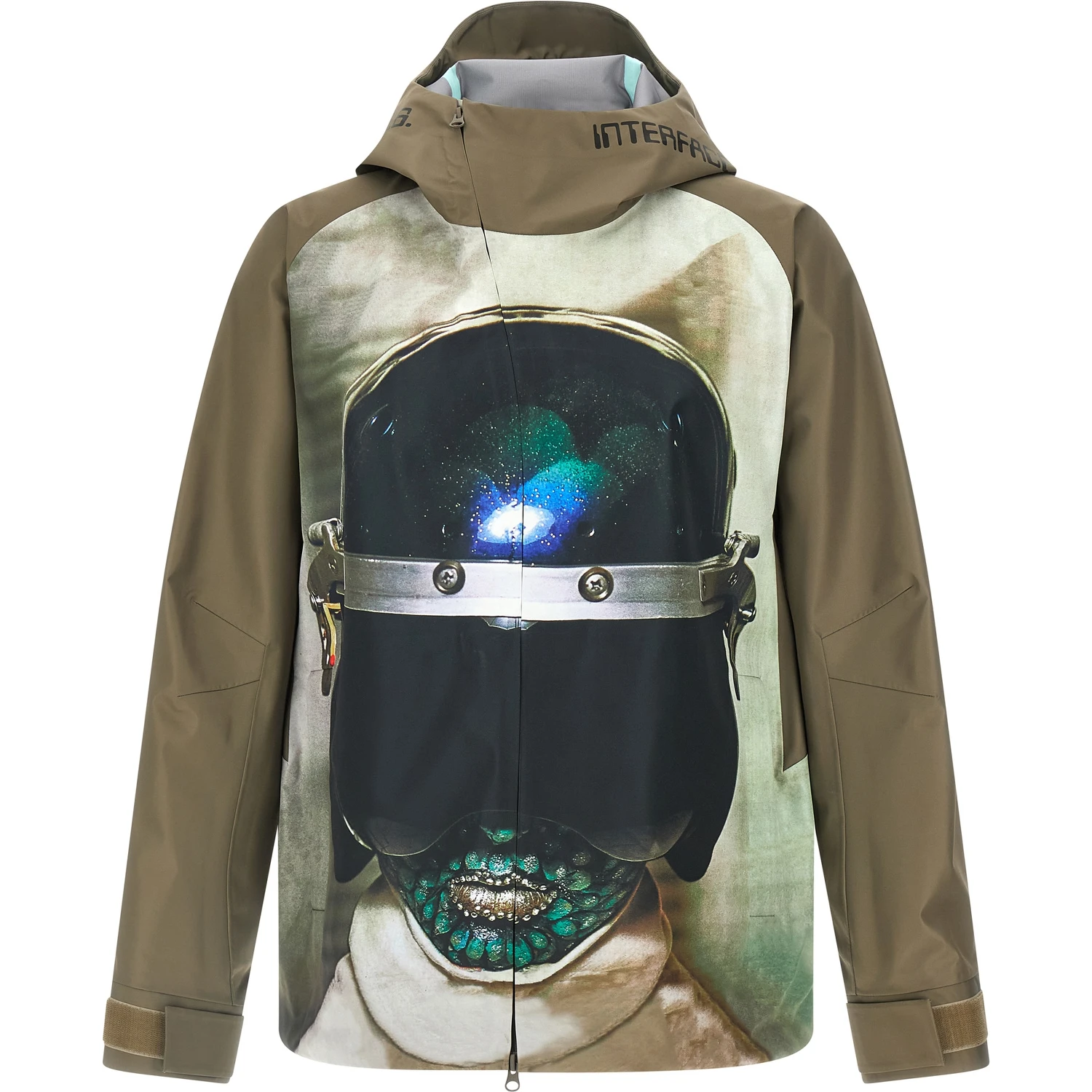 Bicolor Nylon Shell Jacket