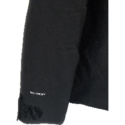 Black Polyester Parka