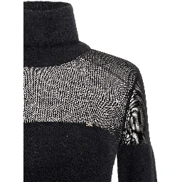 Black Polyamide Cardigan