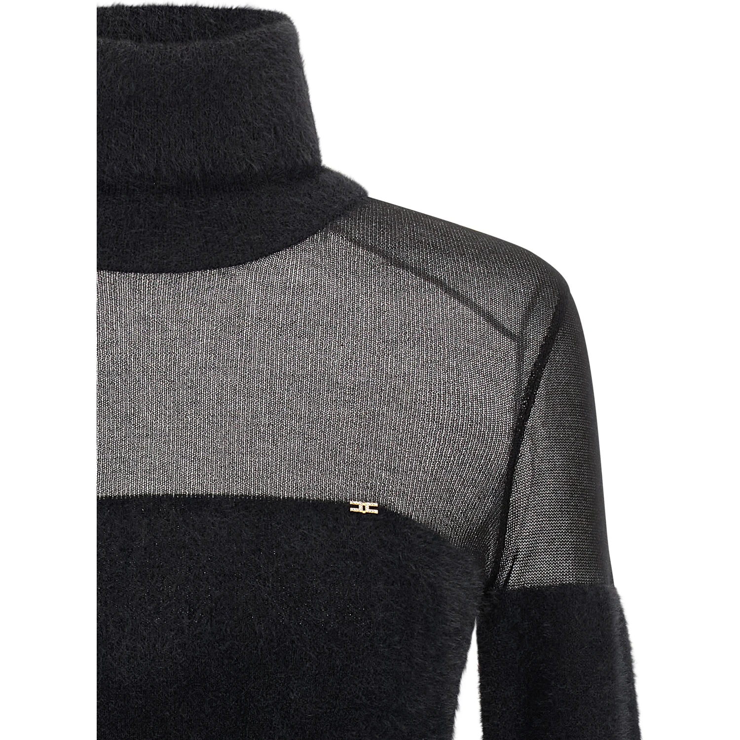 Black Polyamide Cardigan