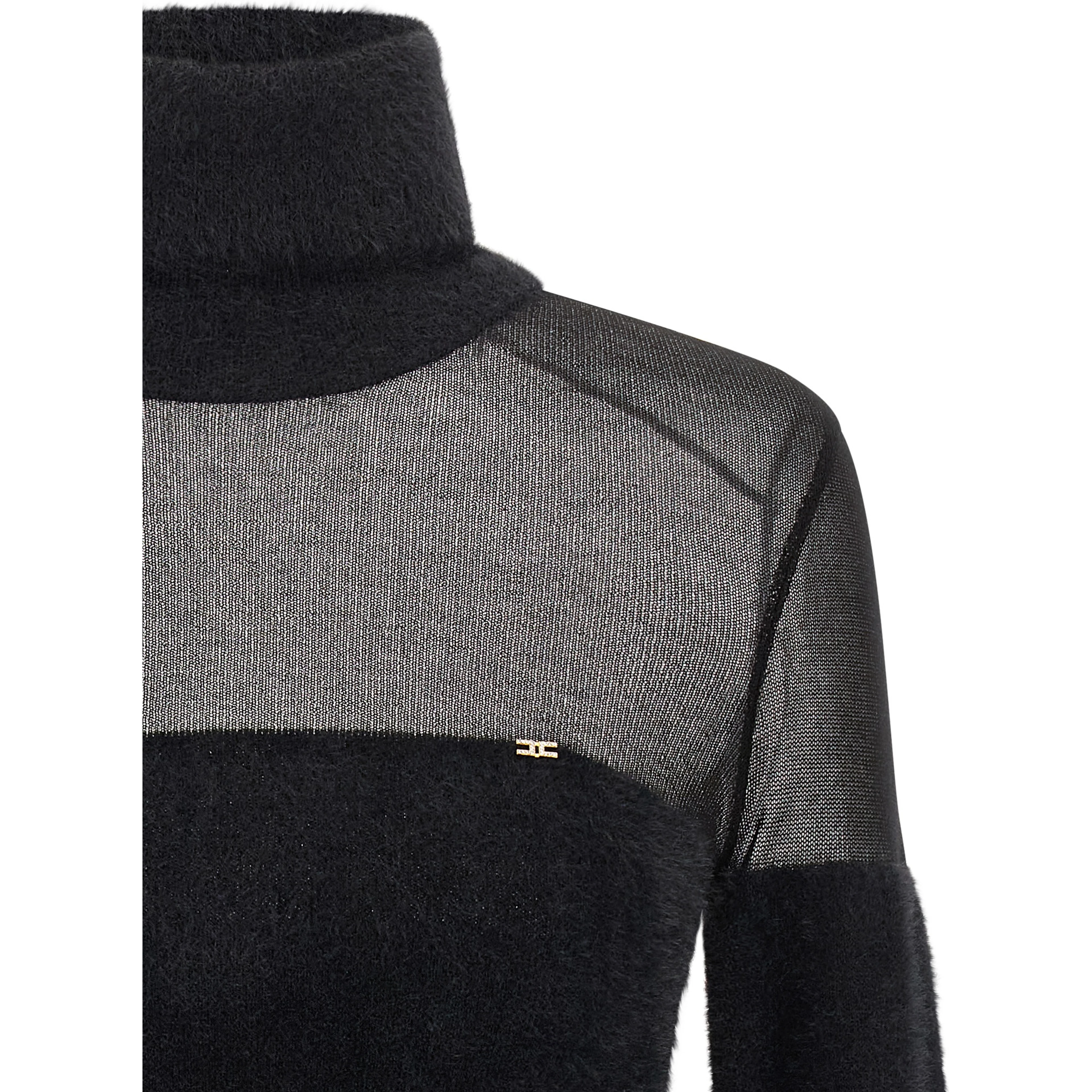 Black Polyamide Cardigan