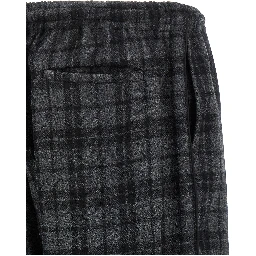 Gray Wool Casual Pants