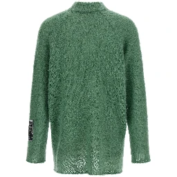 Bicolor Wool Cardigan