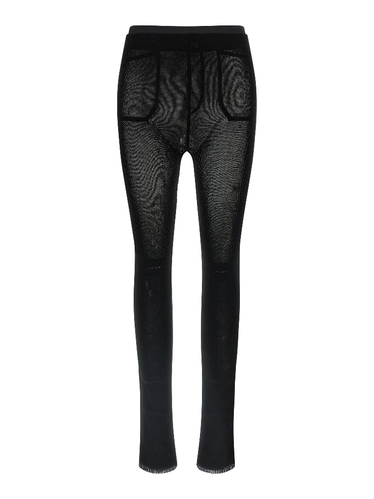 Black Nylon Leggings