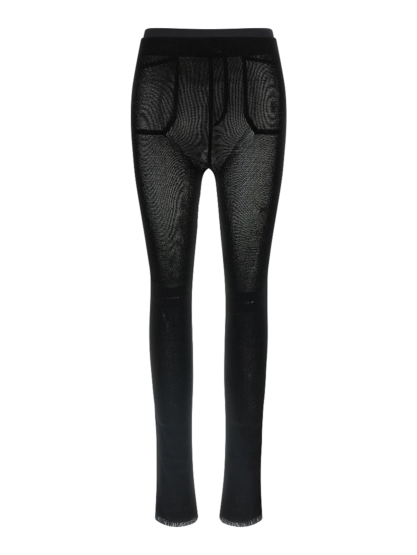 Black Nylon Leggings