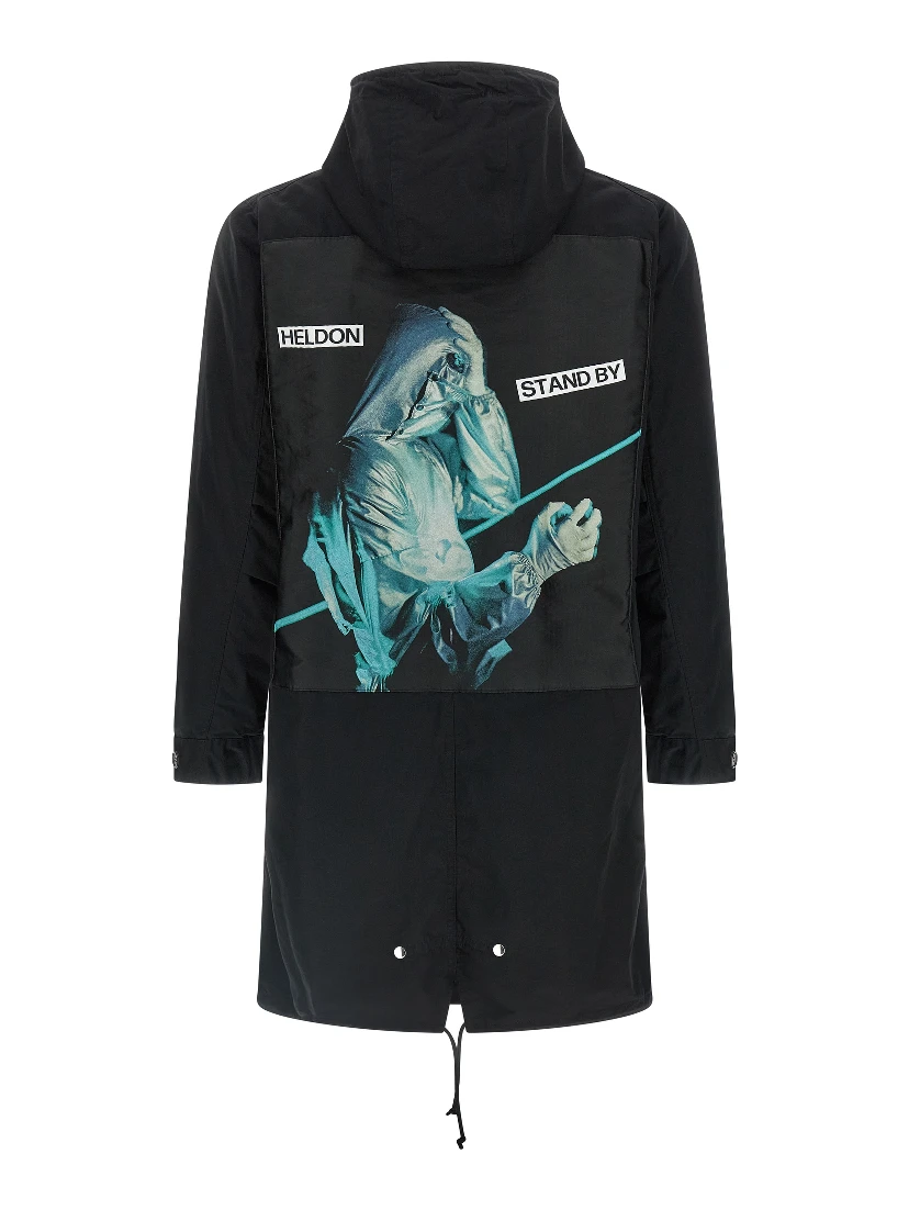 Black Cotton Parka