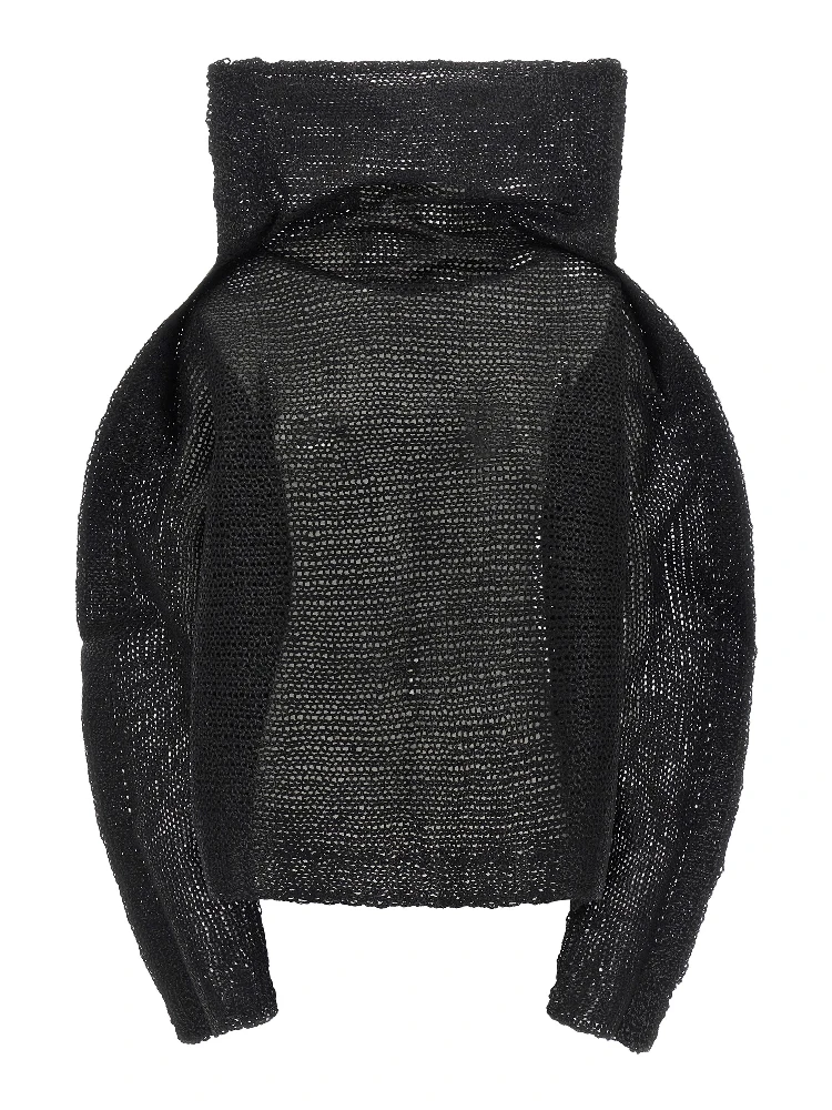 Black Wool Sweatshirt
