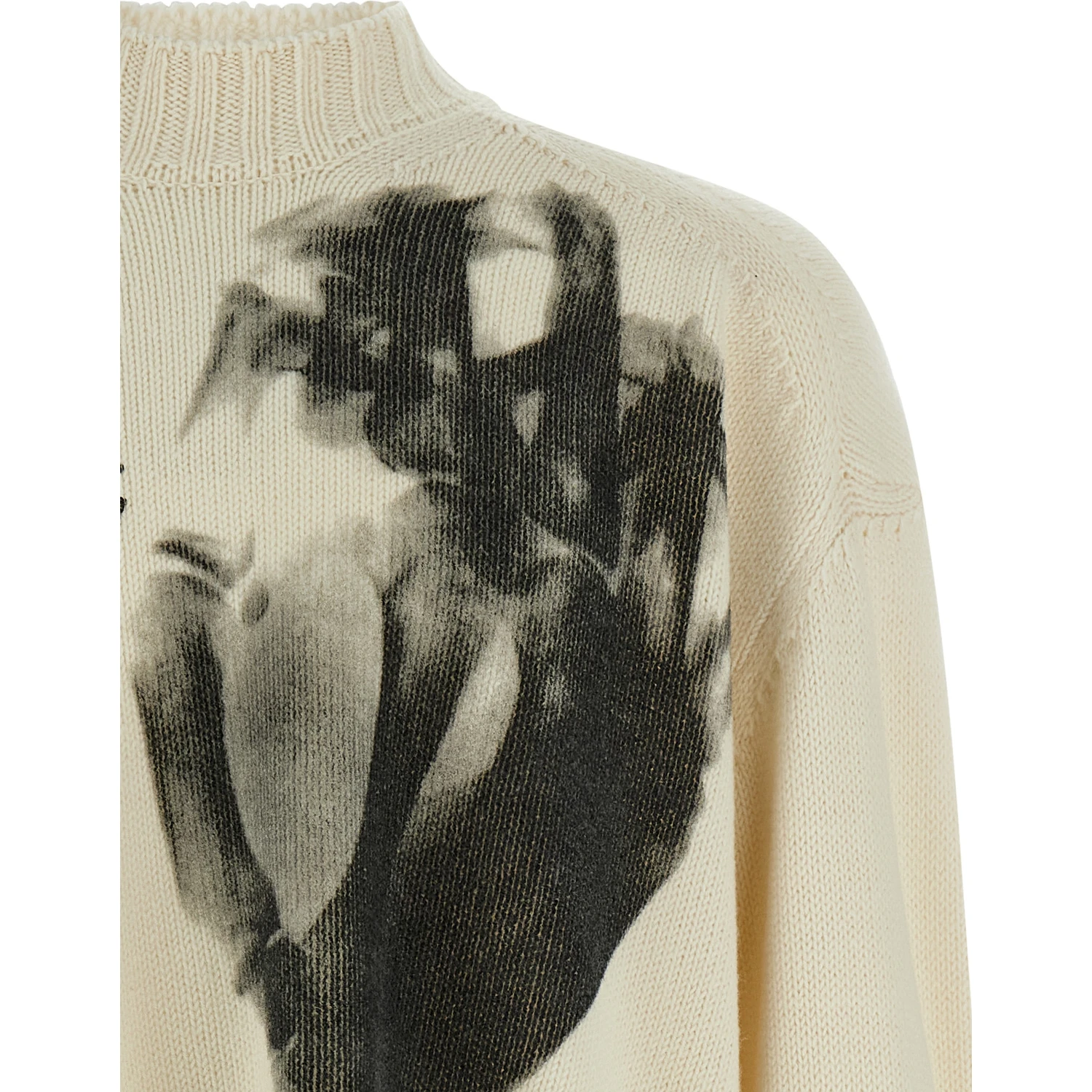 White Wool Cardigan