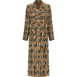 Brown Virgin Wool Coat