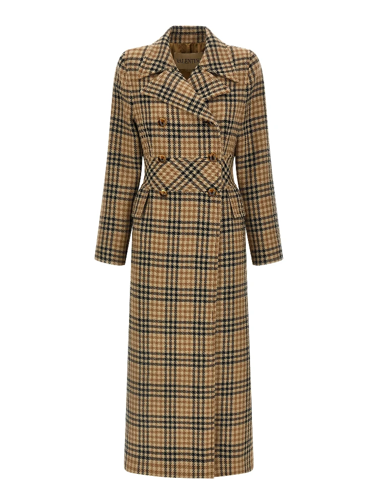 Brown Virgin Wool Coat