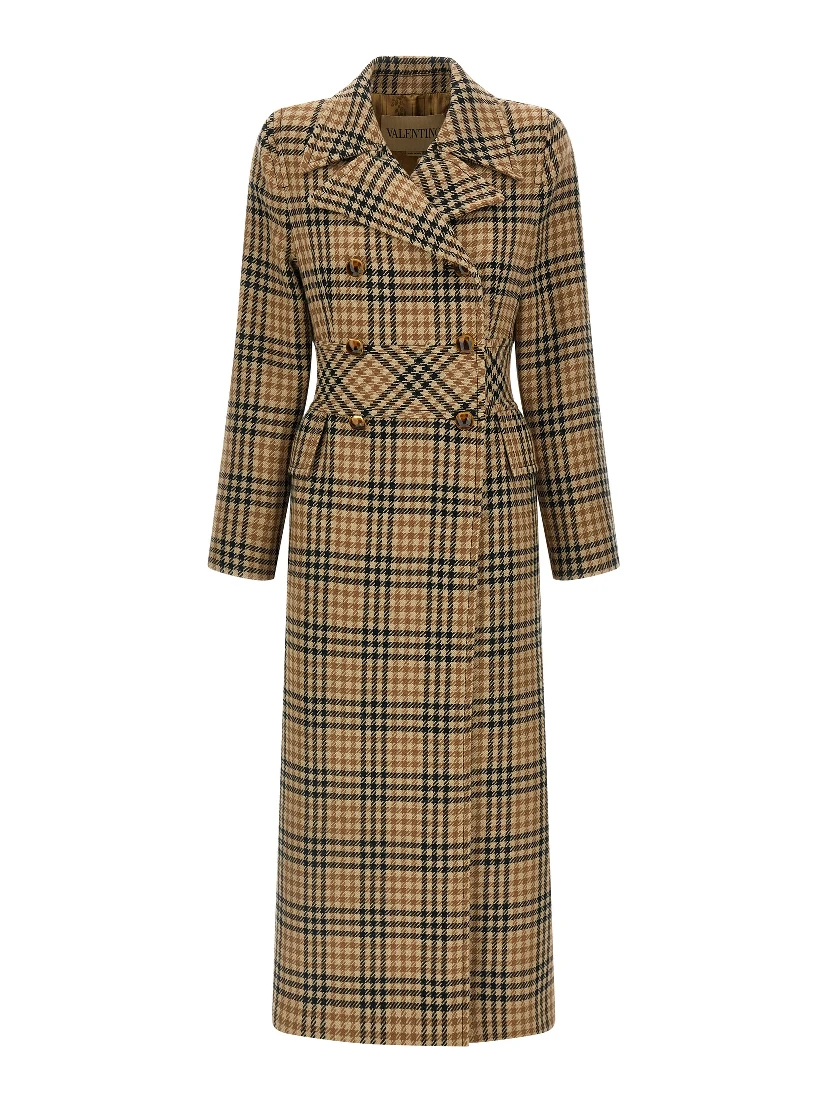 Brown Virgin Wool Coat