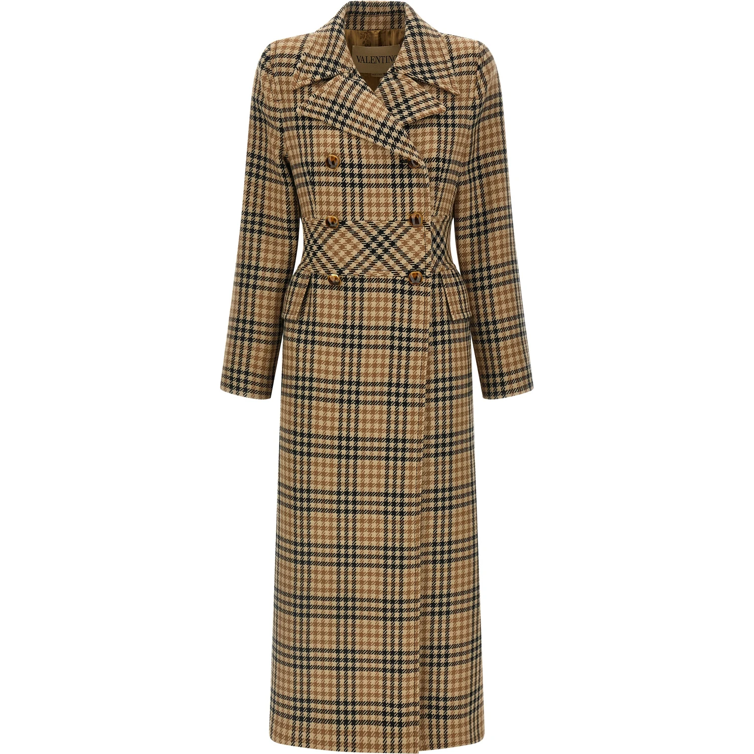 Brown Virgin Wool Coat