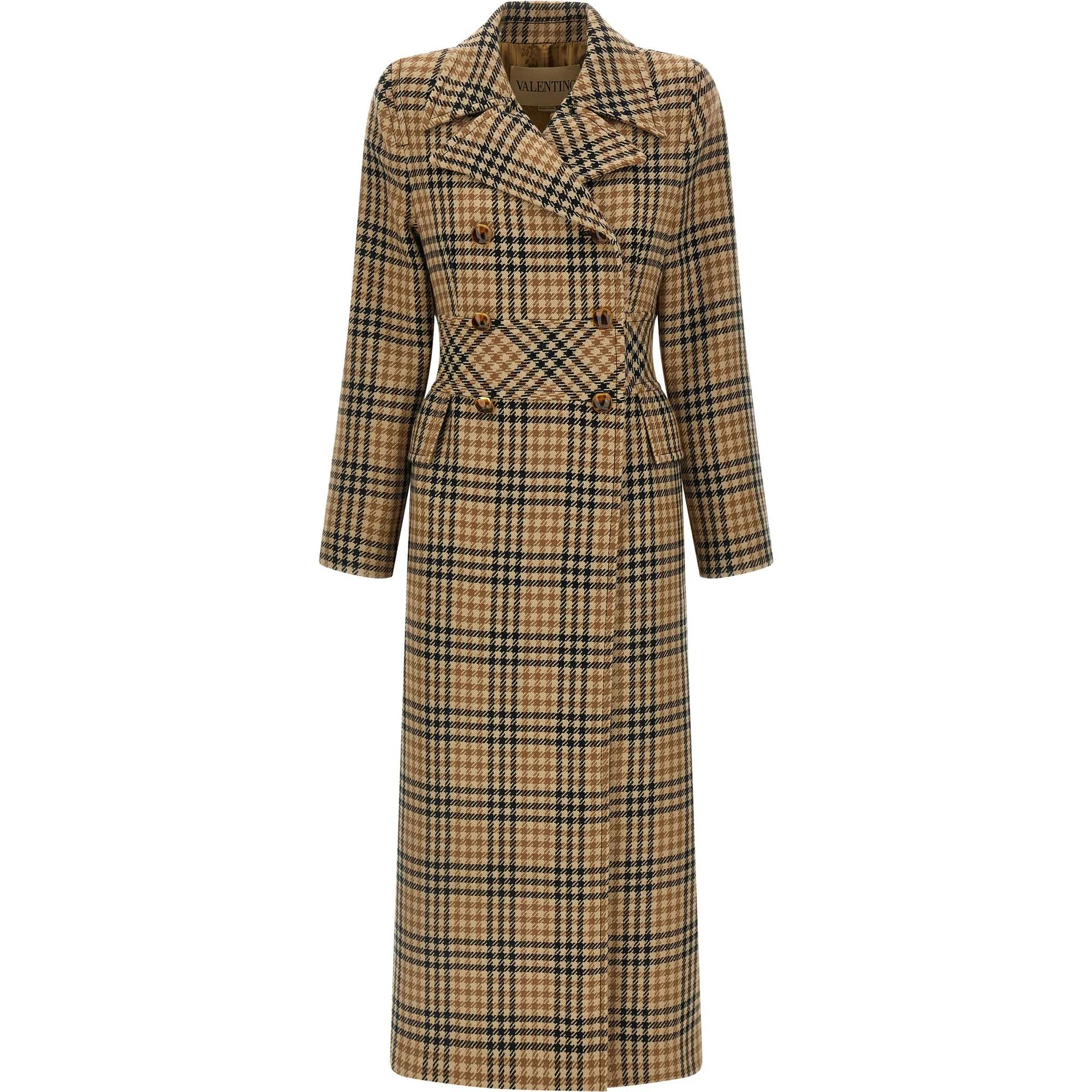 Brown Virgin Wool Coat