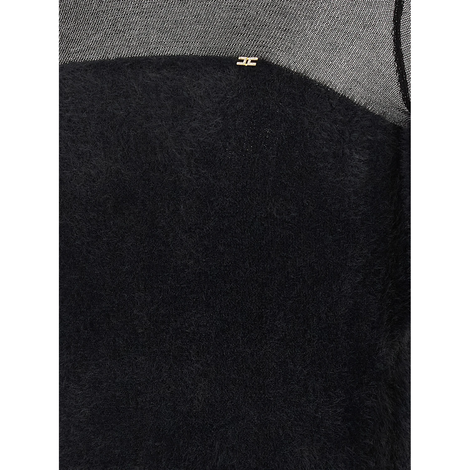 Black Polyamide Cardigan