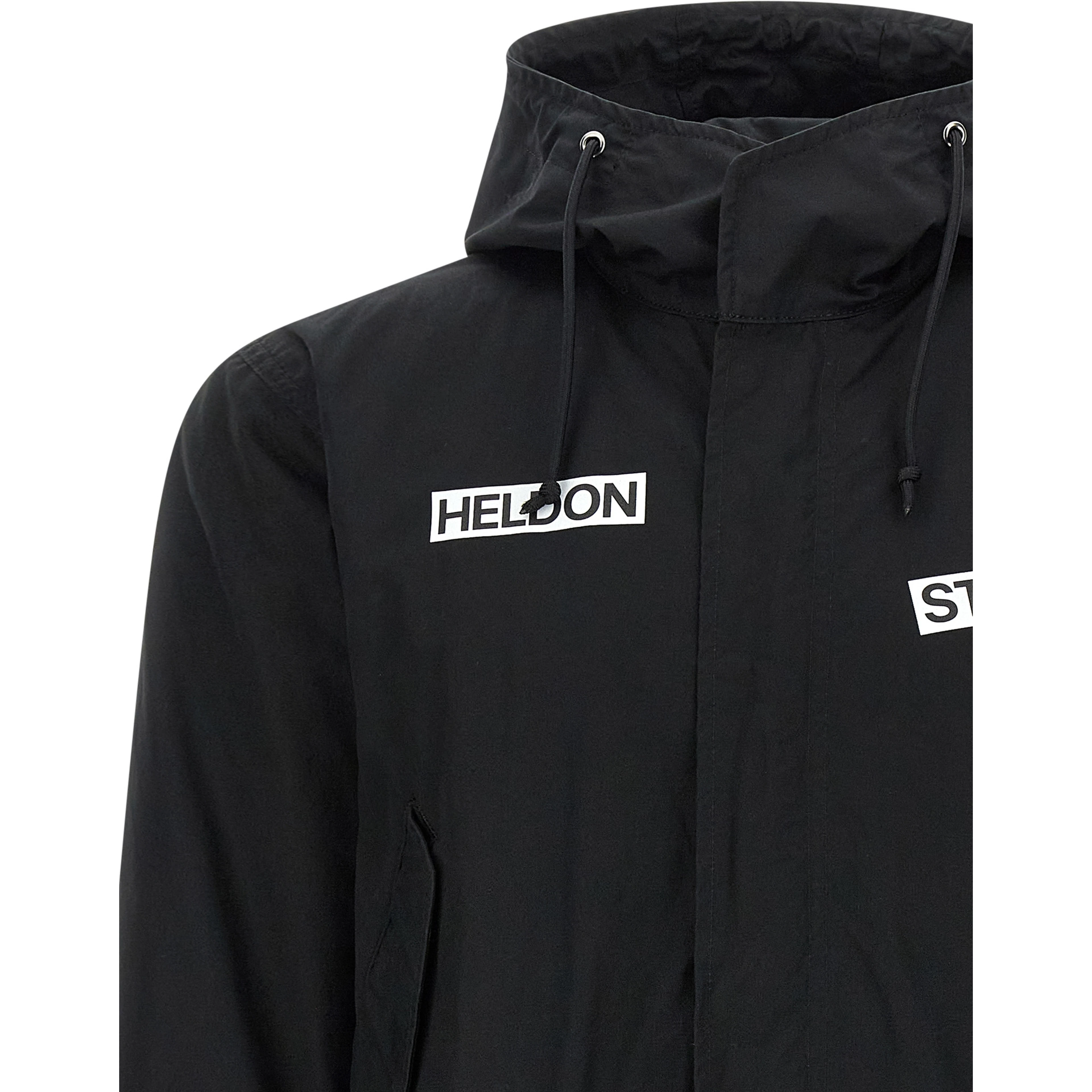 Black Cotton Parka