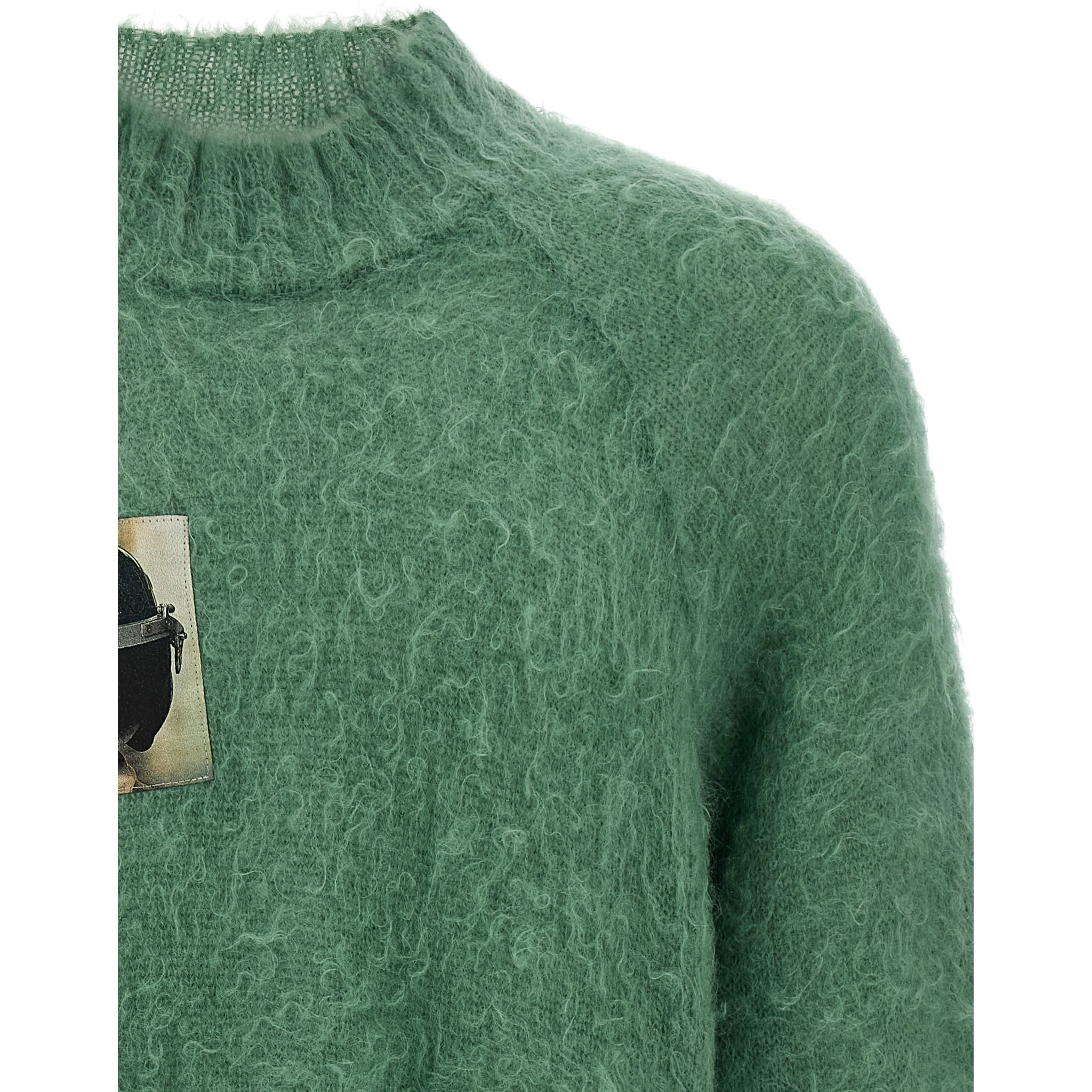 Bicolor Wool Cardigan