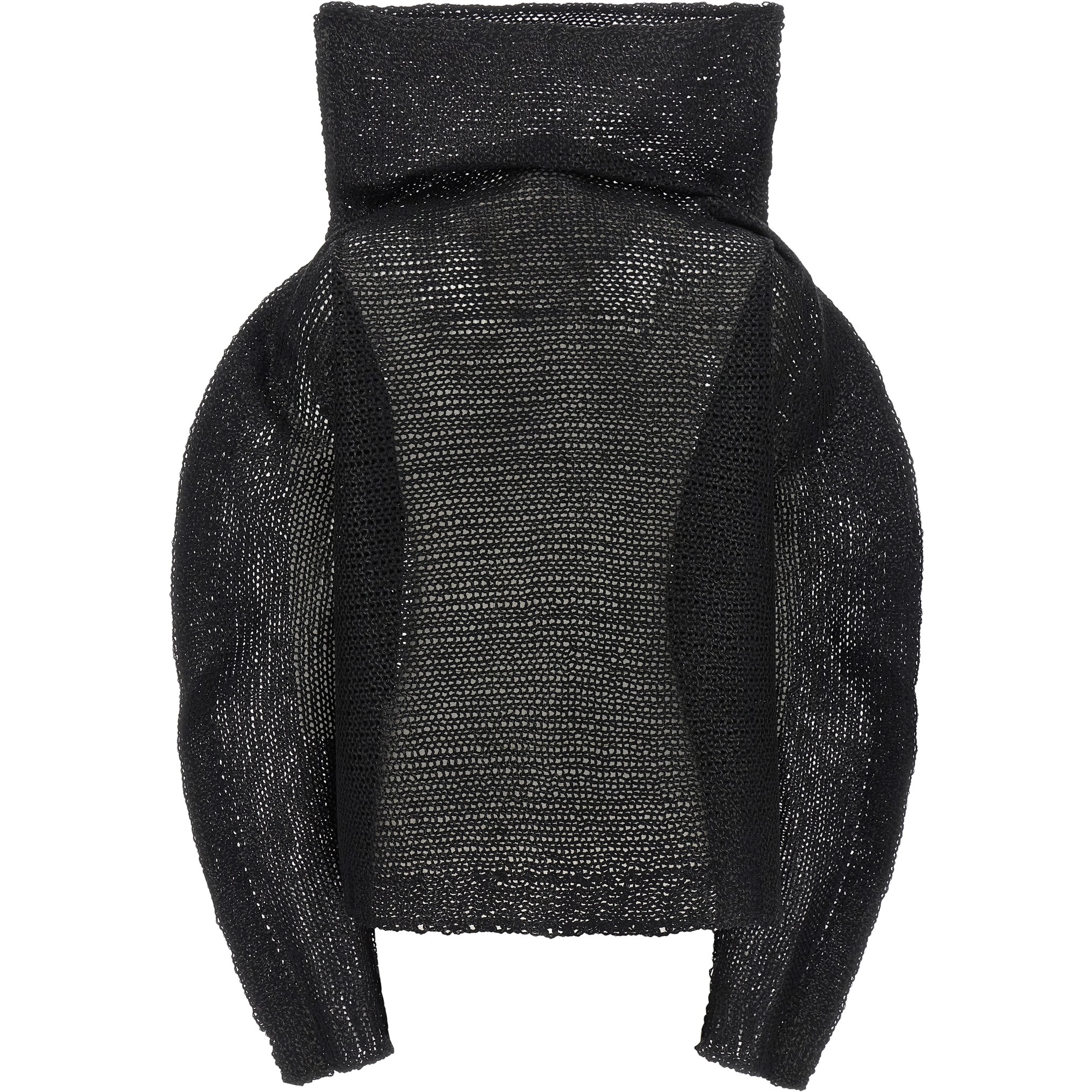 Black Wool Sweatshirt