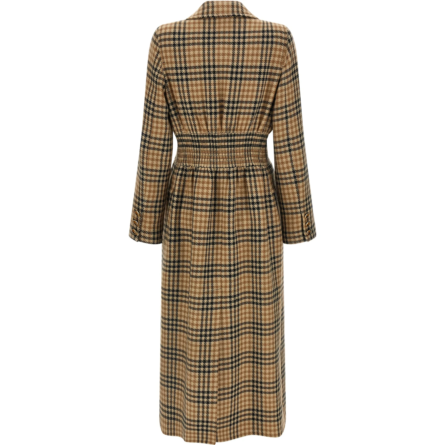 Brown Virgin Wool Coat