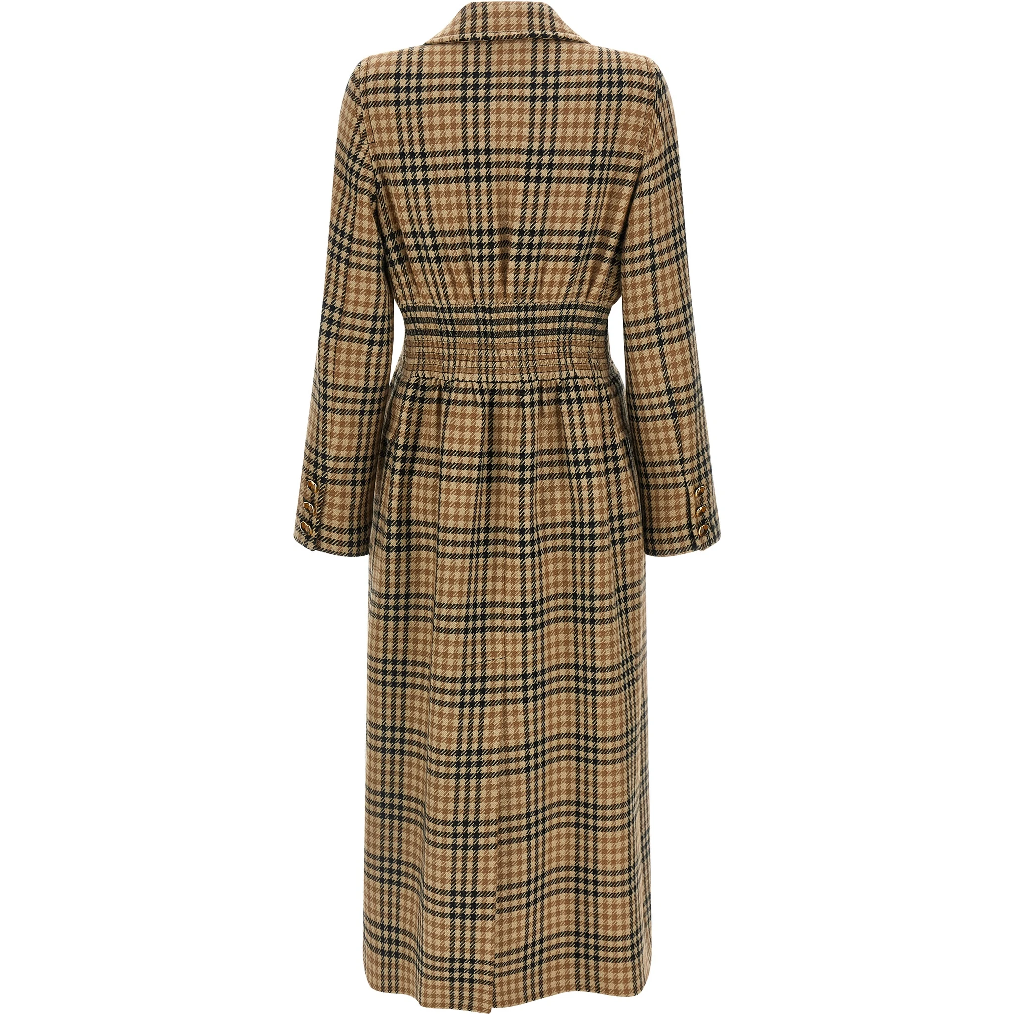 Brown Virgin Wool Coat