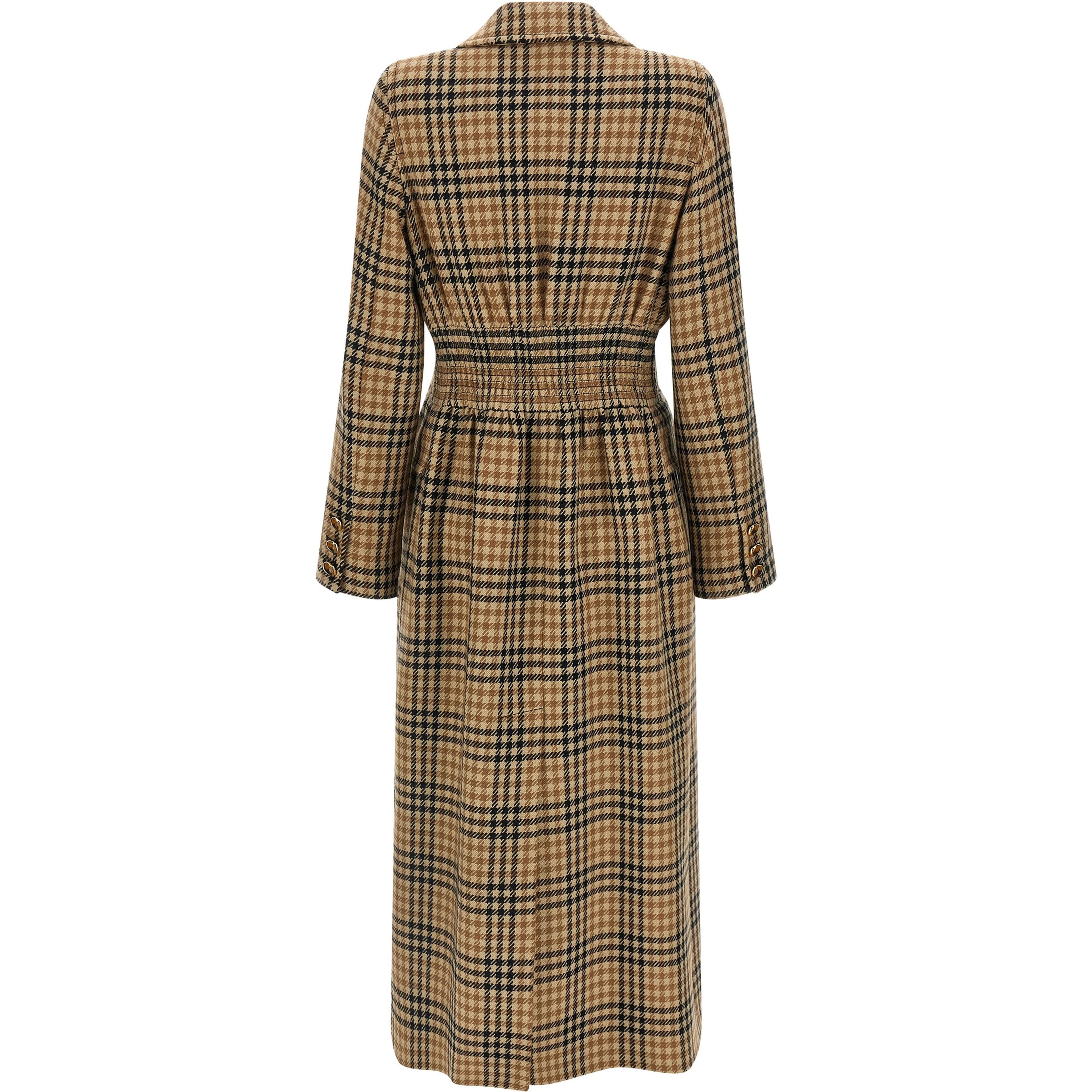 Brown Virgin Wool Coat