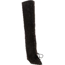 Brown Calfskin Over The Knee