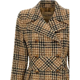 Brown Virgin Wool Coat