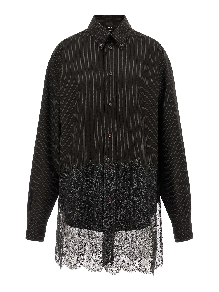Brown Virgin Wool Blouse