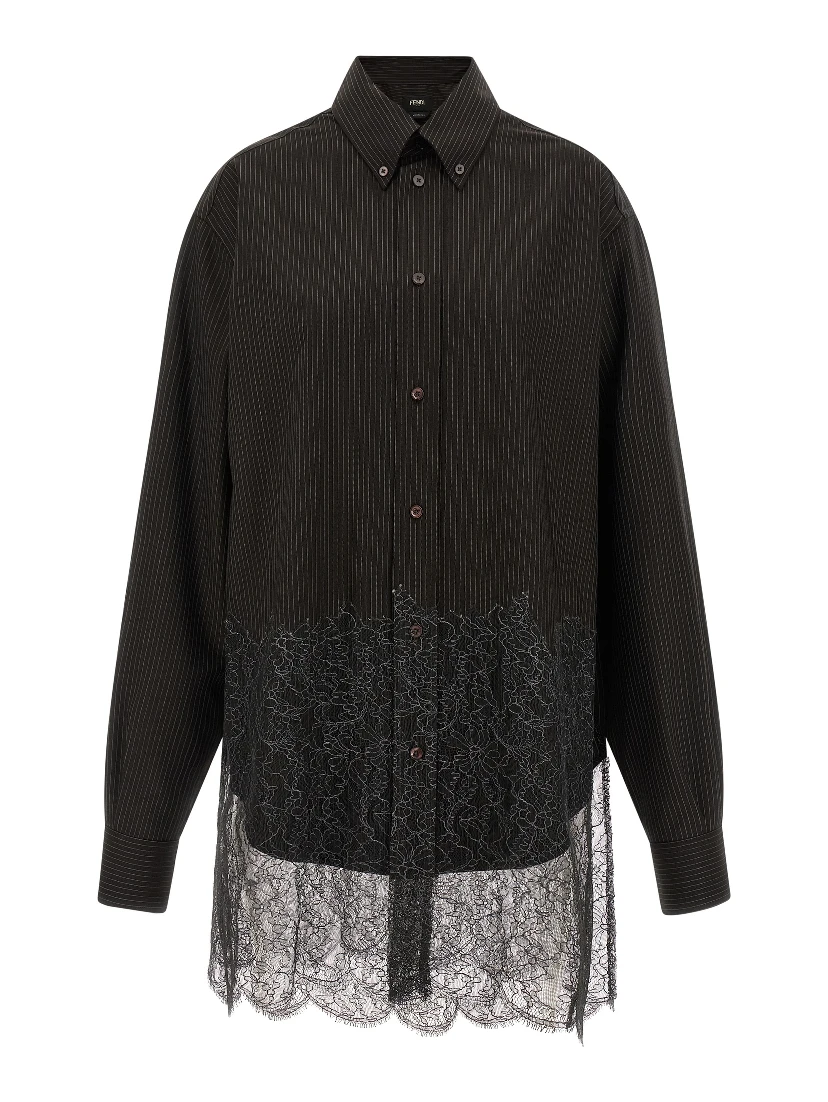 Brown Virgin Wool Blouse