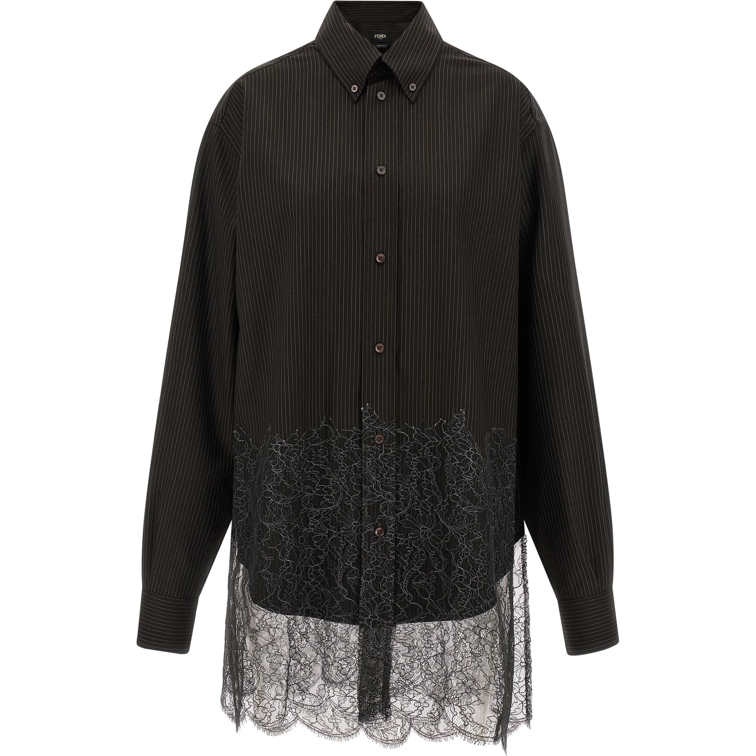 Brown Virgin Wool Blouse